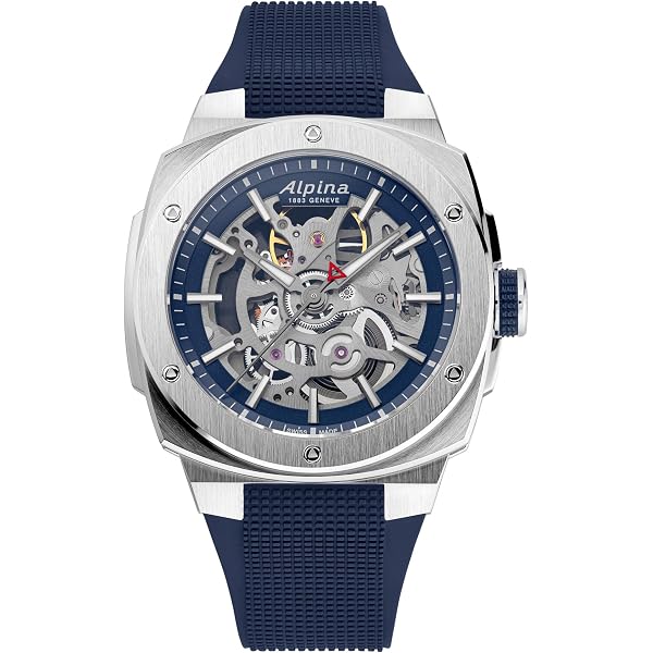 Amazon.com: Alpina Men's Automatic Alpiner Watch, Blue Rubber